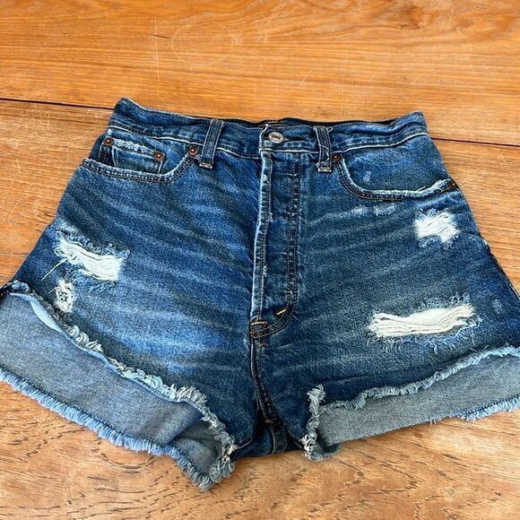 Abercrombie & Fitch jeans cutoffs 24 - Picture 3 of 10